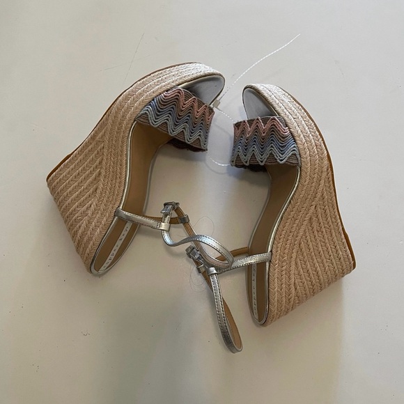 Copper Key Ankle Strap Platform Espadrille Wedge Women’s Sandals - Picture 5 of 6